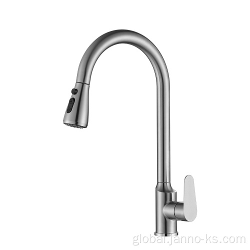 Pull-Out Faucet Hot&Cold Pull Out Stainless steel Sink Mixer Supplier